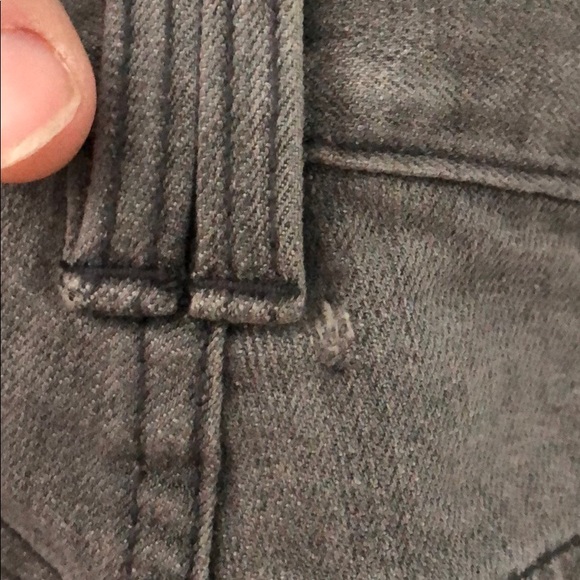 ❌SOLD❌ Bebe Gray embellished Capri jeans - Picture 5 of 5